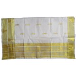 Kerala Temple Design Big Border Kasavu Saree